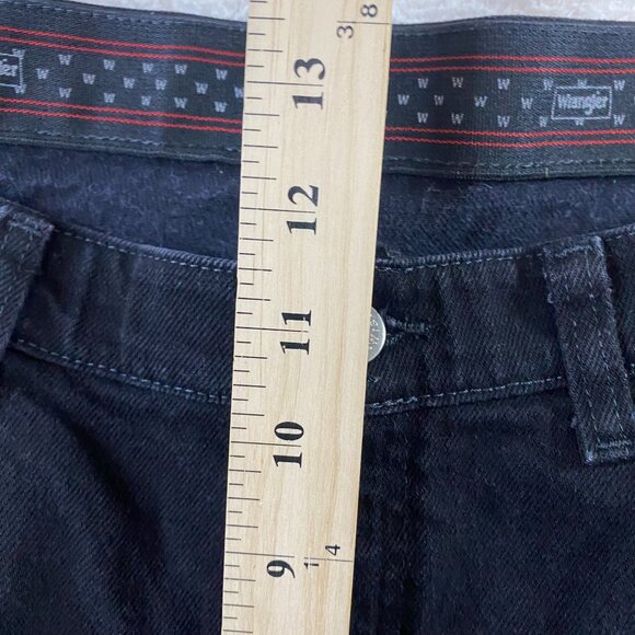 Wrangler Comfort Waist Solutions Black Denim Jeans 36 x 30 - Picture 8 of 8